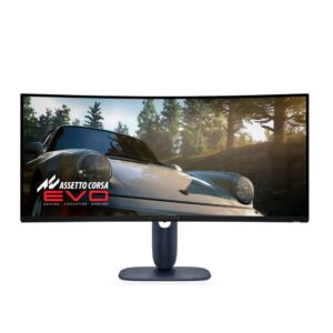 Монитор Dell Alienware AW3425DW, 34.2″, WQHD 3440×1440, QD-OLED, HDMI, DP, USB, NVIDIA G-SYNC Compatible, AMD FreeSync Premium